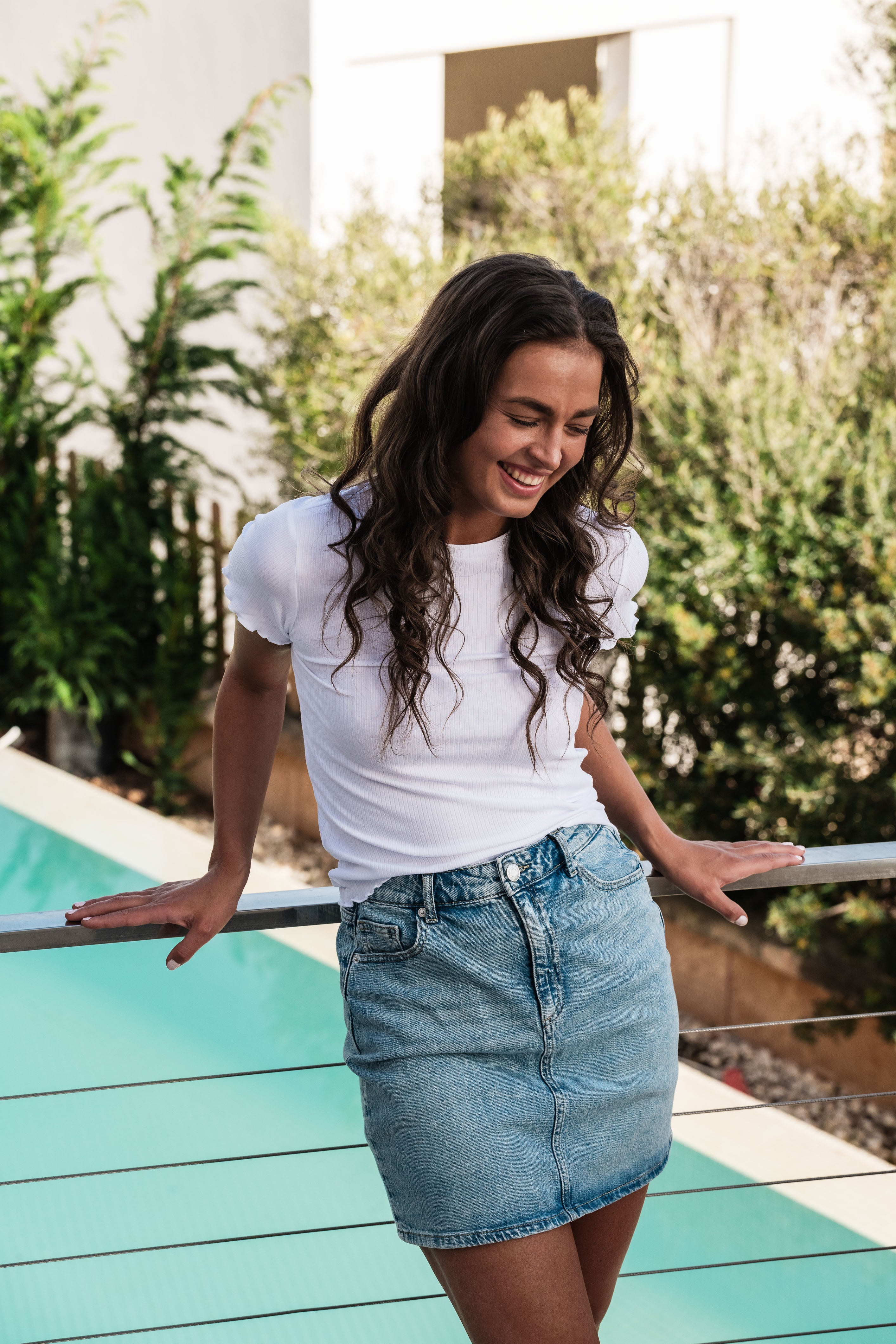 PCNICCA T-Skjorte - Bright White